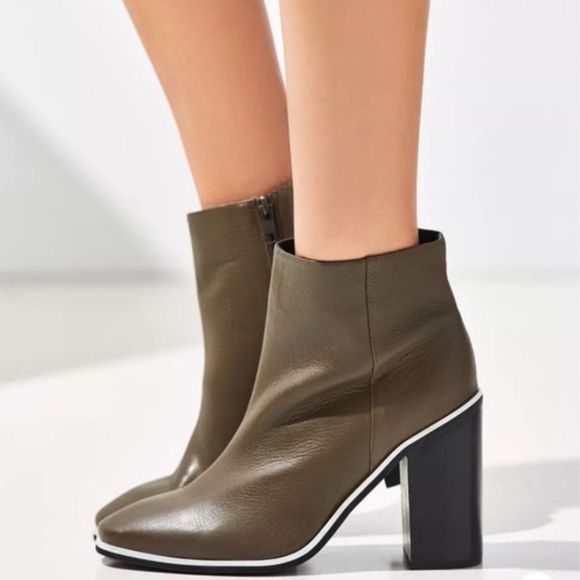 Sol Sana Fox Olive Ankle Boot Size 40 - Picture 3 of 13